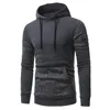 Men's Hoodies & Sweatshirts 2023 Autumn Personalized Patch Hooded Sweater Casual Large Size Loose Wild Simple Black Stretch Men Tops Tide