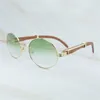 Luxe designer mode zonnebril 20% korting op trending prodcut mode retro ovale metalen tinten voor mannen vrouwen buiten beschermen bril lentes de sol mujerkajia