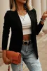 Women's Suits & Blazers Women Black White Slim OL Casual Ladies Workwear Office Lady Notched Blazer Coats WDC9565