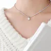 Ketens mode glanzende zirkonia diamant hangers kettingen voor vrouw volledige inleg ketting ketting kraag para mujer