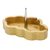 Ashtrays Cloud shape Wooden Smoking Ash Storage Pipes Water Pipe Nonstick and Easy to Clean