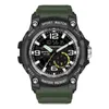 Wristwatches Top Fashion Waterproof Watch Military Sport Wristwatch Luminous Alarm Clock Luxury Digital Watches Men's Bracelet Stopwatch