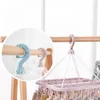 Hangers Thickened 32 Clips Folding Clothes Dryer Hanger Multi Clip Clothespin Household Windproof Socks Underwear Drying Rack