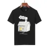 豪華なデザイナーの新しいメンズレディーススリーブスポーツウェアセットシャツ春夏メンズシャツ手描きのプリントプルオーバーラウンドネックルーズカップルTシャツ半袖