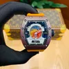 Richasmiers Watch YS Top Clone Factory Watch Carbon Fiber Automatic Watch RM52-05 German Ceramic Trend Brand77G9