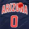 Arizona Wildcats Basketball Jersey NCAA College oumar Ballo Kerr Kriisa Courey Ramey Pelle Larsson Henderson Jr.