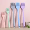 Silicone BBQ Brosse À Cheveux Cuire Pâtisserie Cuisson Brosse Cuisine Barbecue Huile Brosses Bonbons Couleur Nourriture Pain Gâteau Crème Beurre Outils BH8442 TYJ