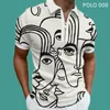 Men's TShirts Free Mail European and American Fashion Short Sleeve Breathable Zipper Style Polo Shirt Tops Summer Shirts for 230309