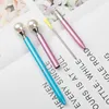 Mode Pearl Ballpoint Pen Multifunktion Rotary Metal Ball Pens School Office Supplies