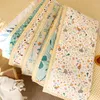 Blankets Summer Soft Breathable Cotton Quilt Children Comforter Flowers Print Throw Duvet Washed Blanket Bedding