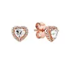 925 libbre d'argento New Fashion Charm per Pandora 2023 New Noble Heart Pumpkin Car Series Temperament Orecchini