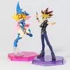 Anime Manga Yugioh! Duel Monsters Yami Yugi Atem Magician Dark Mana PVC Figura Figura Anime Modelo de Toy Doll Toy Doll 230309