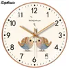 Wall Clocks 8 Inch Big Wall Clock Modern Design Silent Creative Clocks Luxury Living Room Bedroom Home Accessories Decoration Watch Relogios 230310