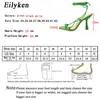 Ny modedesign Green Sandals Womens Summer Square Toe Stiletto klackar Ankel Lace Up Ladies Party Dress Shoes Storlek 42 230306