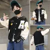 Ceketler Erkek Harajuku Bomber Bahar Sonbahar Büyük Boyut Çift Beyzbol Unisex Style Öğrenciler Okul Üniforma Hiphop Varsity Kıyafetler 230310