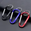 Key Rings Color Carabiner Keychain Aluminum D Shape Buckle Pack Spring Loaded For Camping T Carbine Carabiner For Keys S074