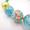 Pendentif Colliers 2023 Printemps Style Bébé Chunky Perles Bubblegum Shell Collier Enfant Filles Coloré Perle Pour Enfants Jouet 1 pc/lot