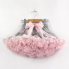 Kjolar baby flickor tutu kjol fluffy barn balett barn pettiskirt flicka stor båge tulle fest dans för 230310