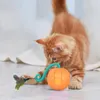 Cat Toys Electric Toy Interactive Rolling Ball Training Self-Moving Kitten с 4 перьями голосовой пульт дистанционного управления питомцами