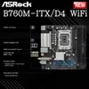 Asrock B760M-ITX/D4 WiFi LGA 1700 Anakart DDR4 64GB 5333MHz Destek Intel 13. 12. Gen CPU PCIE 4.0 M.2 Ana Pano Yeni