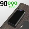 99000mah Portable Charging Power Bank Fast Charging Pover Bank med 2.1A Externt batteripaket för iPhone 12Pro Xiaomi Huawei