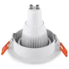 Accessoires d'éclairage pour ampoule GU10 MR16, support de downlight rond encastré, boîtiers réglables, blanc usastar