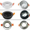 Accessoires d'éclairage pour ampoule GU10 MR16, support de downlight rond encastré, boîtiers réglables, blanc usastar