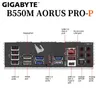 기가 바이트 B550M Aorus Pro-P 마더 보드 AMD B550 소켓 AM4 지원 DDR4 128GB PCI-E 4.0 M.2 SSD USB 3.2 M-ATX 메인 보드 NEW