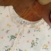 Ropa de dormir para mujer Conjuntos de pijama Cuello vuelto Manga corta Mujer Verano Cuadrícula Cereza Oso Estampado Dibujos animados Kawaii Moda Mujer 2 piezas Pijamas Elegante 230310