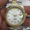 Superclone Datejust Datum C Sapphire Designer Titta på Automatiska maskiner Luxury Mens Mekanisk logg mellan tänderna Dubbelvita bord Genevas för män