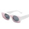 Solglasögon 2023 Square Hip Hop Women Fashion Funny Sun Glasses unisex unik oval godisfärgglasögon GAFAS UV400