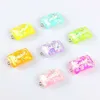 Charms 10pcs 27 mm Pingente de alimentos de resina Glitter Candy Charme Transparente Accessores para Brincos DIY SuppliesCharms de Jóias