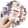 60Pcs-Pack Flower Bookmark Stickers Wholesale Vinyl Sticker Waterproof Laptops Car Scrapbooking Water Bottle Guitar Box Skateboard JDM Luggage Decal