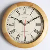 Wall Clocks Japanese Style Wall Clock Vintage Wood Clock Mechanism Wall Watches Home Decor Bedroom Silent Living Room Duvar Saati Gift FZ569 230310