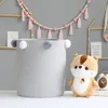 Storage Baskets Solid Colors Ball Cotton Thread Sundries Laundry Folding Toy Storage Bucket Large Size Home Clothes Book Storages Baskets 230310