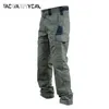 Męskie spodnie Multi-Papośliczne spodnie Męskie Spodnie Wojskowe TAKTYCZNE Pantic Pant Outdoor Turining Spodery zużyte szkolone ogólnie