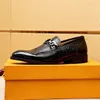 2023 Men Echte lederen kledingschoenen Formele zaken bruiloft Elegant feest Oxfords mannelijk merk Casual Outdoor Flats Maat 38-45