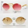 2024 Fashion Men's Luxury Designer Kvinnor Solglasögon Vintage Unik Gafas de Sol Rostfritt recept Myopia Retro Computer Yellow Women Solglaset Decokajia