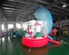 2M / 3M / 4M Bonne Qualité Dia Beau Globe De Neige Gonflable En PVC avec Bonhomme De Neige Père Noël Pour Publicité Photo Booth Effacer Cour De Décoration De Noël