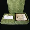 Luxury Gold Stud Earrings Designer For Women Hoop Earrings Stud Letter Earrings Jewelry With Box Set Valentine Day Gift Engagement