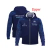 2023 NY F1 RACING SET Långärmad tröja Men Hoodies Sweatshirts Formel 1 Suit Zip Hoodie Cargo Air Layer