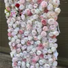 Decoratieve bloemen Spr Wedding Stage Zwart Roll Up Flower Wall Backdrop