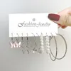 Stud -oorbellen vlinderslang voor meisjes studs Tragus Piercing gouden sieraden oorschelp set pack oorbellen Aretes Brincos Bijoux femmestud