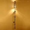 Duvar lambaları Modern lamba istiflenmiş metal top kromu altın gümüş LED APPONLE IŞIK HOME dekorasyon kapalı luces aydınlatma fikstürü