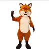 Costumes de mascotte de renard super mignons et sympathiques, robe de soirée fantaisie d'halloween, personnage de dessin animé, carnaval, noël, pâques, publicité, fête d'anniversaire