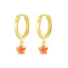 Pendientes de aro Huggie CANNER, colgante de estrella de cristal colorido, pendiente de plata de ley 925, aretes de circón ostentosos para mujer, regalo