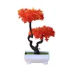 Flores decorativas útiles bonsái falso Mini en maceta árbol de escritorio ligero Artificial sin cuidado