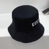 Platta Designer Bucket Hats För Män Kvinnor Lyx Märke Canvas Sport Fisher Kepsar Bokstavstryckt Casquette Läder BaseBall Keps Fisherman Hat kvinna bomull solhatt