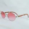 Designer masculino e feminino Casal de praia Os óculos de sol 20% de desconto em gafas de sol moda masculina colorida colorida óculos elegantes redondos de rua proteger