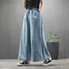 Dames jeans Brand Wide Leg broek vrouwelijke mode High Taille Woman Streetwear gewassen losse casual blauwe plus maat